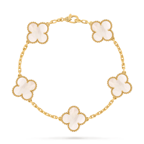 Vintage Alhambra bracelet, 5 motifs